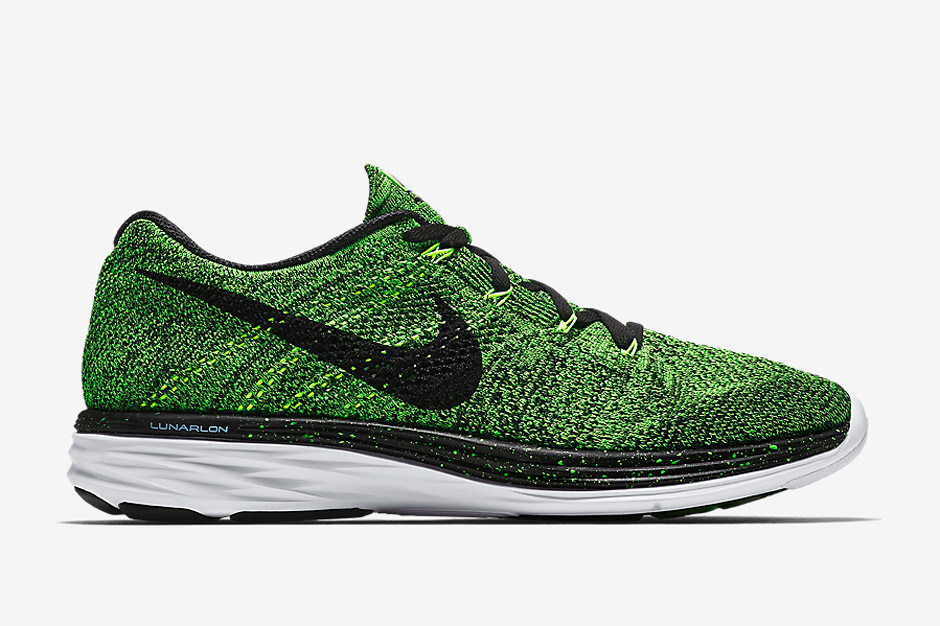 nike flyknit lunar 2 homme verte