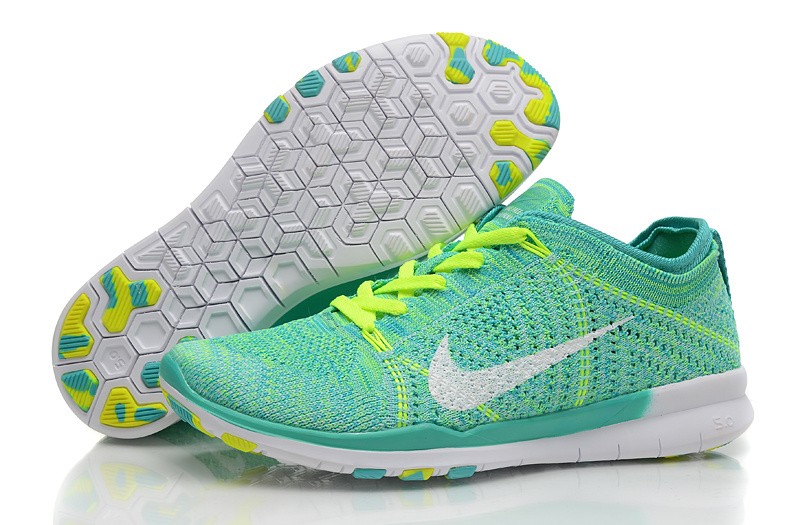green yellow nike shoes
